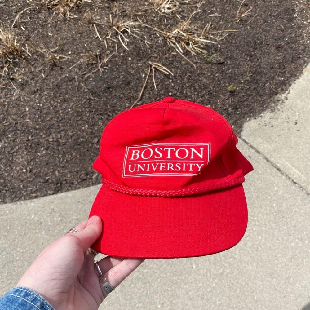 Vintage 80s boston university snapback